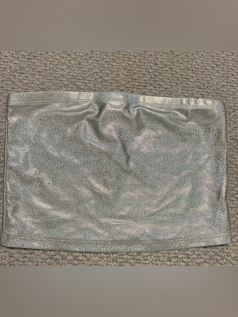 Shimmery tube top